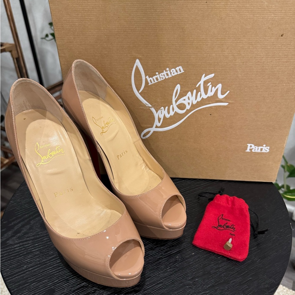 Christian Louboutin Lady Peep 150 Pumps - Picture 4 of 10